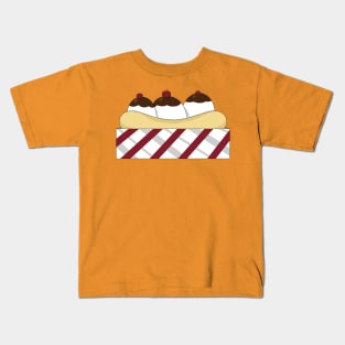 Banana Split with Cherries and Sprinkles Kids T-Shirt